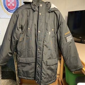 Timberland boys’ size medium coat - black